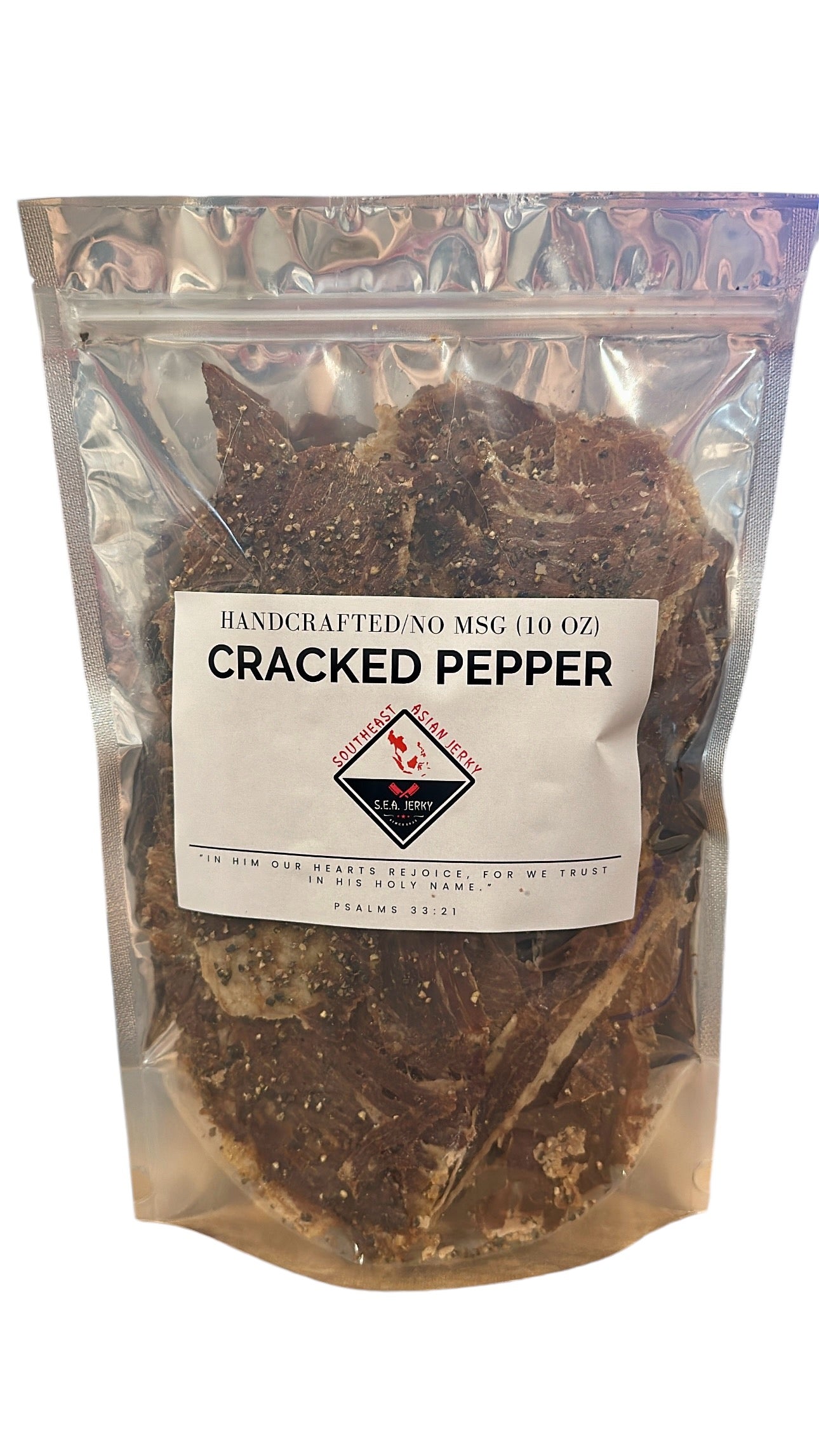 Beef Jerky Chips - 10 oz - Cracked Pepper (PREORDER)