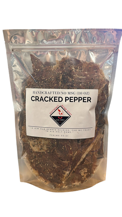 Beef Jerky Chips - 10 oz - Cracked Pepper (PREORDER)